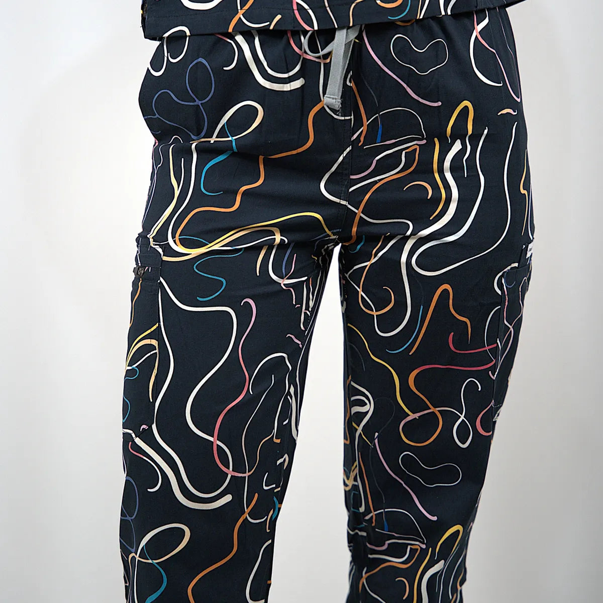 Iridescent Swirl Scrub Set