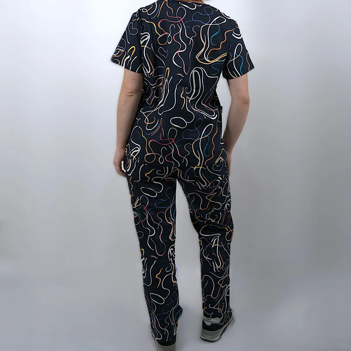 Iridescent Swirl Scrub Set