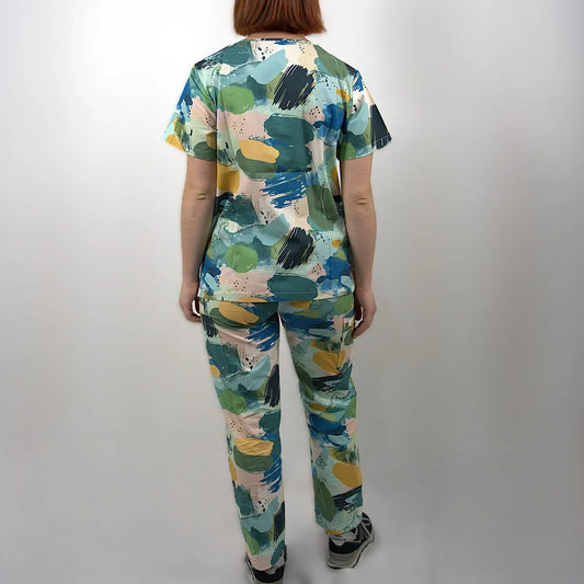 Painter's Green Scrub Set